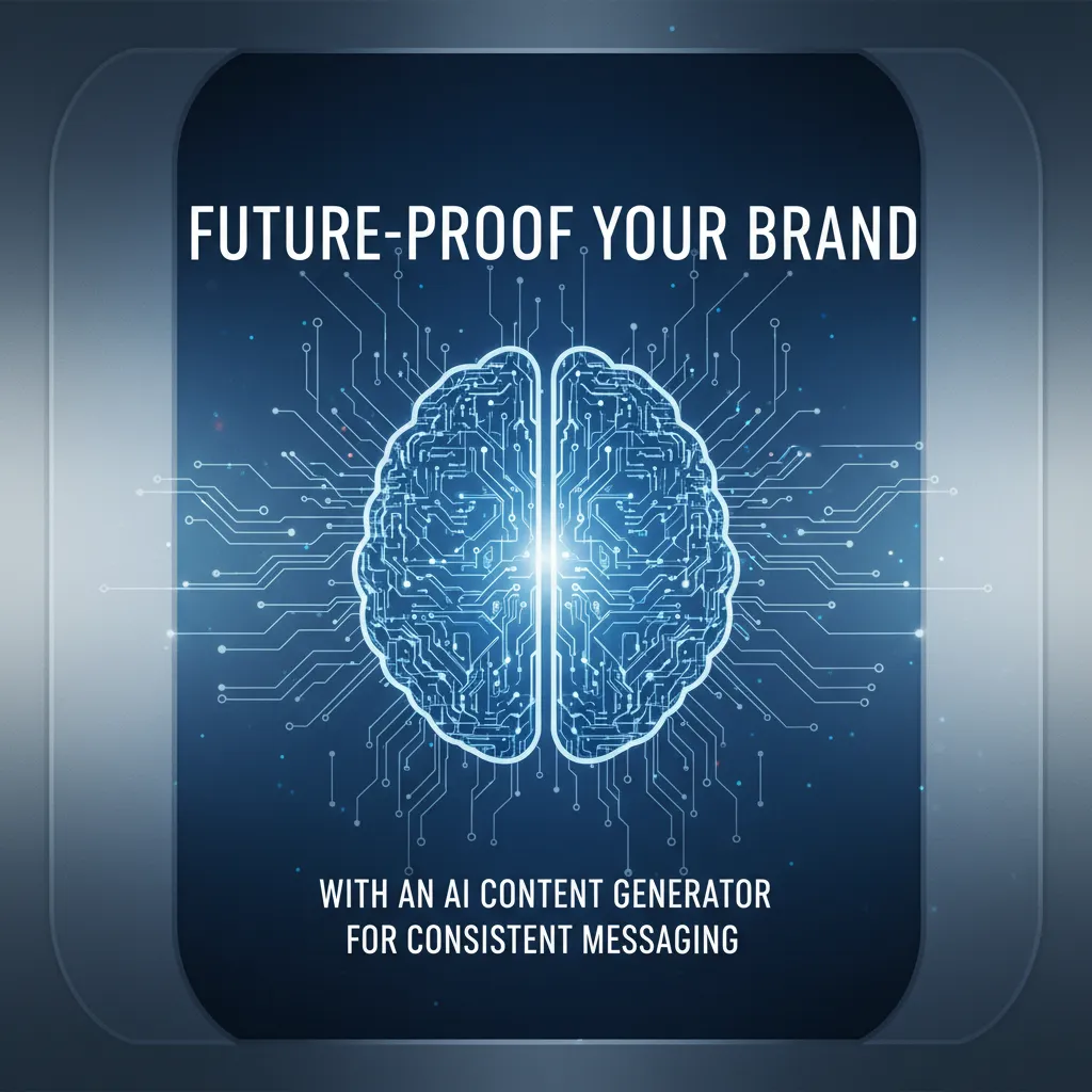 Future-Proof Your Brand with an AI Content Generator for Consistent Messaging